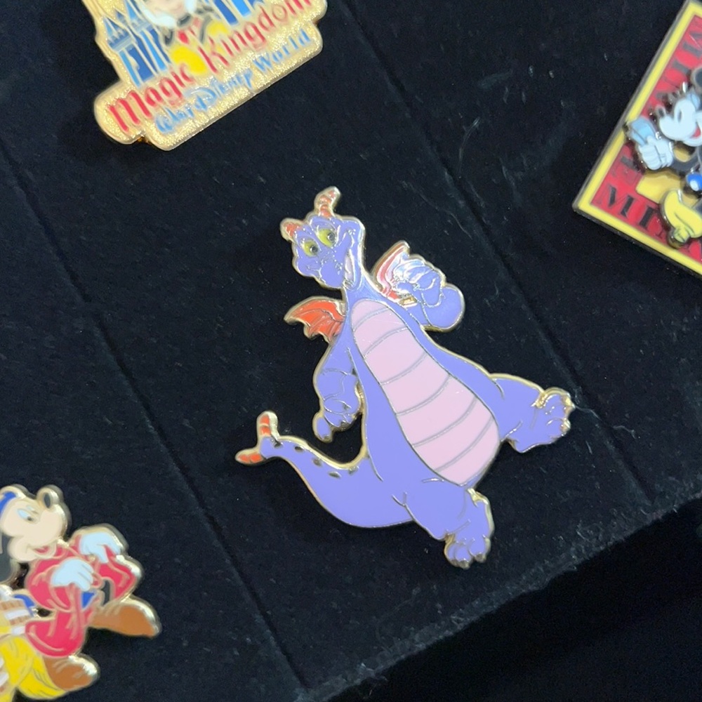 Disney figment purple pin rare hard to find trading pin